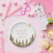 Baby shower Woodland Papieren Bordje (Feest)