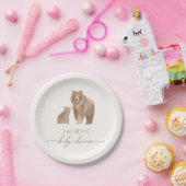 Baby shower Woodland Papieren Bordje (Feest)