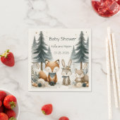 Baby shower Woodland Servet (Insitu)