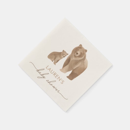 Baby shower Woodland Servet (Hoek)