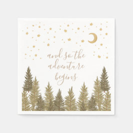 Baby shower Woodland Servet