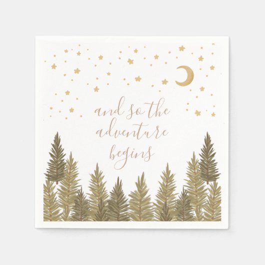 Baby shower Woodland Servet (Voorkant)