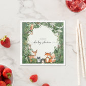 Baby shower Woodland Servet (Insitu)