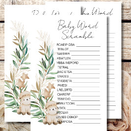 Baby Shower Woordzoekopdracht Sweet Little Lamb Gr