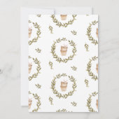 Baby shower Word Scramble Game Kaart (Achterkant)