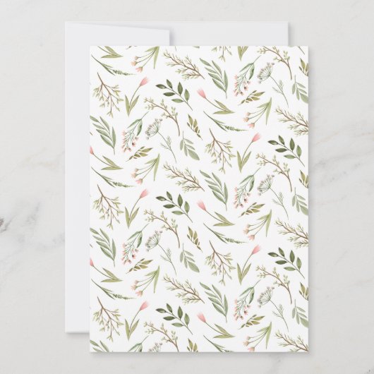 Baby shower Word Scramble Game Kaart (Achterkant)