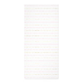 Baby shower Word Scramble spel, Vlinders Reclamekaart (Achterkant)