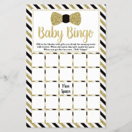 Baby shower Word Search, Bow Stropdas Flyer