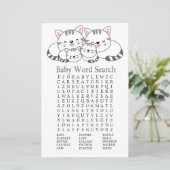 Baby shower Word Search Game (Staand voorkant)