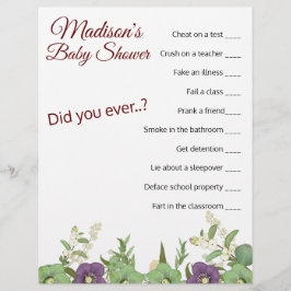 Baby shower Word Zoeken Spel 🍼 Leuk & Schattige P