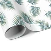 Baby Shower Wrapping Paper Fern Pattern Dinosaur Cadeaupapier (Rol Hoek)