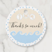 Baby shower Zee Mobile Bedankjes Labels (Voorkant)