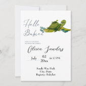 Baby shower Zee turnuitnodiging Kaart (Voorkant)