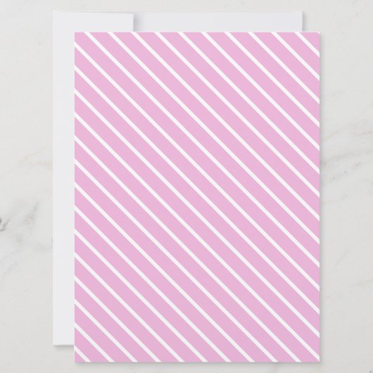 Baby shower Zeemeermin Moeder Roze Wit Bingo Game Kaart (Achterkant)