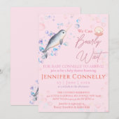 Baby shower zeepbellen zeepbellen kaart (Voorkant / Achterkant)