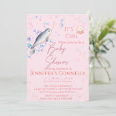 Baby shower zeepbellen zeepbellen kaart (Staand voorkant)