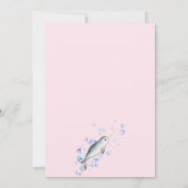 Baby shower zeepbellen zeepbellen kaart (Achterkant)