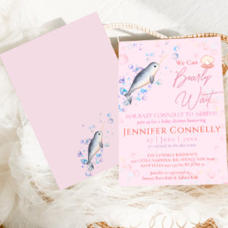 Baby shower zeepbellen zeepbellen kaart
