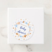 baby shower zeeschelpen bedankjes labels (In situ)