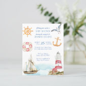 Baby shower zeezeiljongen (Staand voorkant)