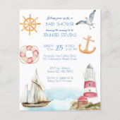 Baby shower zeezeiljongen (Voorkant)