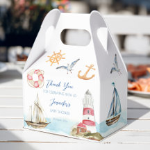 Baby shower zeezeilthema