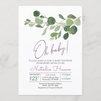 baby shower zilveren dollar kaart