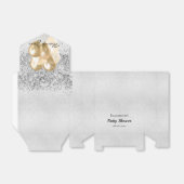 Baby shower zilveren gouden ballonnen bedankt bedankdoosjes (Uitgevouwen)