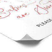 Baby shower zoet Poster Baby shower zoet (Hoek)