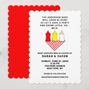 Baby shower zomer kaart