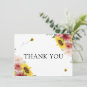 Baby shower zonnebloemen (Staand voorkant)