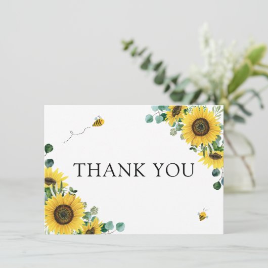 Baby shower zonnebloemen (Staand voorkant)