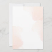 Baby shower zonnebloemen witte rozengoud kaart (Achterkant)