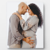 Baby shower Zwangerschap Foto Tafel Display Fotoplaat (Voorkant)