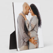 Baby shower Zwangerschap Foto Tafel Display Fotoplaat (Zijkant)