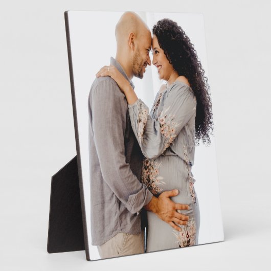 Baby shower Zwangerschap Foto Tafel Display Fotoplaat (Zijkant)