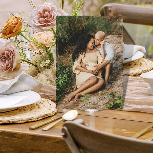 Baby shower Zwangerschap Foto Tafel Display Fotoplaat