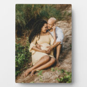 Baby shower Zwangerschap Foto Tafel Display Fotoplaat (voorkant)