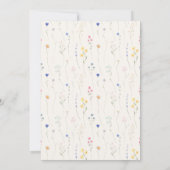 Baby shower Zwangerschapstijdschrift Hoesje Uitnod Kaart (Achterkant)