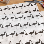 Baby shower Zwart-wit Ooievaar Patroon Tissuepapier