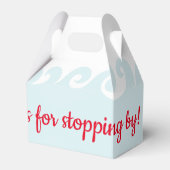 Baby shower zwembad bedankdoosjes (Voorkant Zijde)