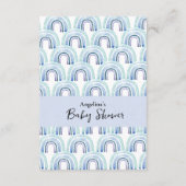 Baby showers behuizing Kaart Luier Raffle (Achterkant)