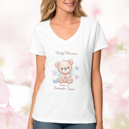 Baby showers Beren en vlinders T-shirt