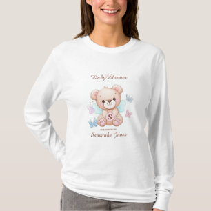 Baby showers Beren en vlinders T-shirt