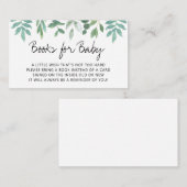 Baby showers boeken voor Baby Informatiekaartje (Voorkant / Achterkant)