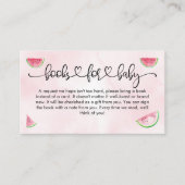 Baby showers boeken voor de Baby Watermeloenen Informatiekaartje (Voorkant)