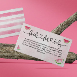 Baby showers boeken voor de Baby Watermeloenen Informatiekaartje