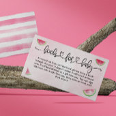 Baby showers boeken voor de Baby Watermeloenen Informatiekaartje