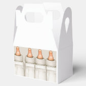 Baby showers dozen flessen bedankdoosjes (Geopend)