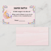 Baby showers eenhoorn informatiekaartje (Voorkant / Achterkant)